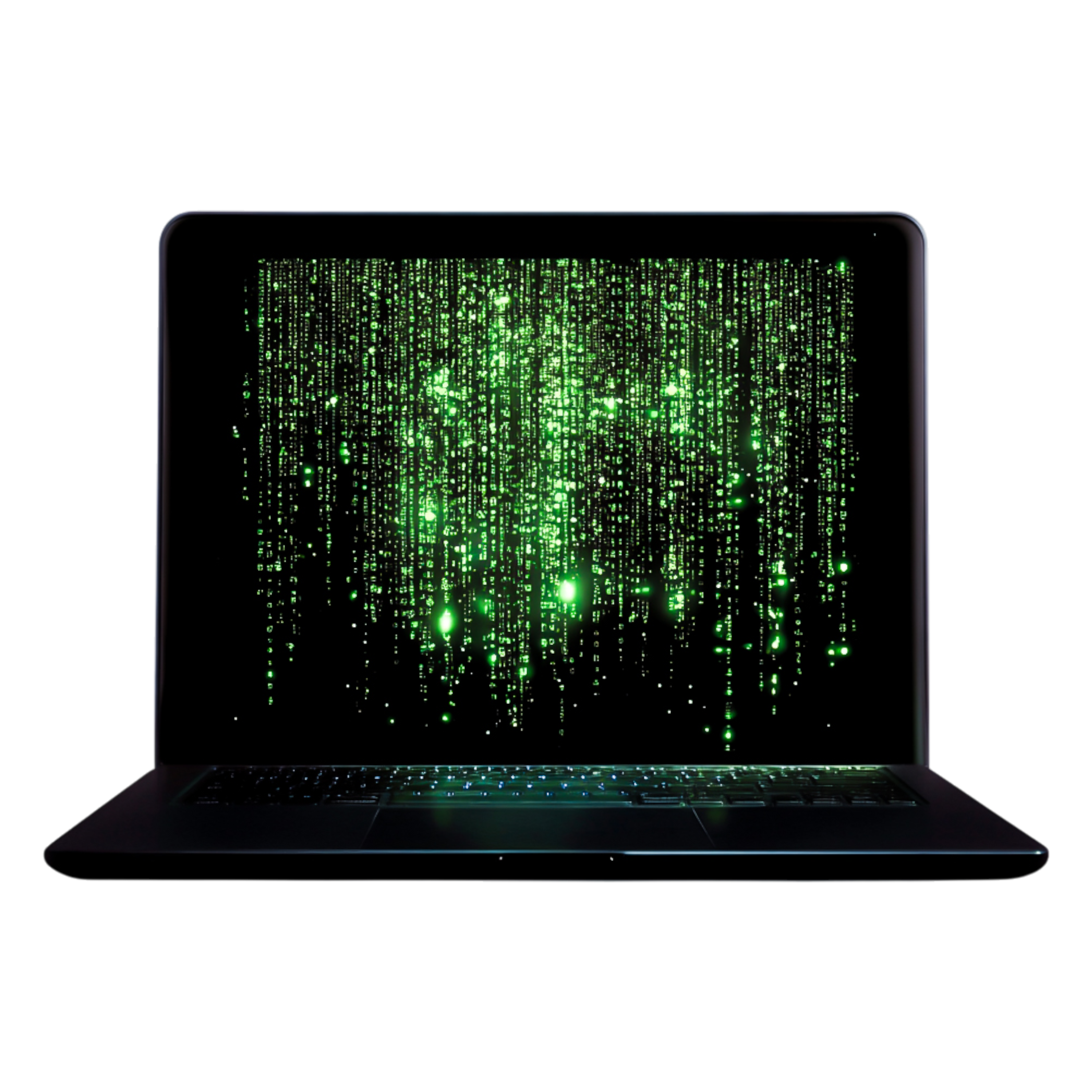 Ilustração de desenvolvedor programando no laptop
